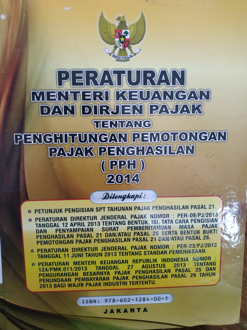 Peraturan Menteri Keuangan dan Dirjen Pajak tentang penghitungan pemotongan pajak penghasilan (PPH) 2014 